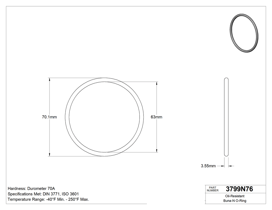 Technical drawing - 3799N76